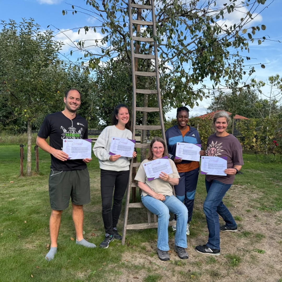 Actieve afsluiting van de verdiepingscursus Gezinnen in Beweging